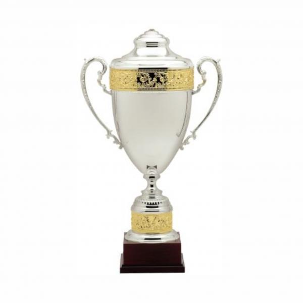 ST485. SILVER PLATED TROPHY Awards Atlanta
