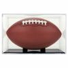 Football Clear Square Holder, limited quantities available, 11.875" wide x 7.5" tall x 7.5" deep