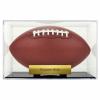 Football Clear Square Holder, limited quantities available, 11.875" wide x 7.5" tall x 7.5" deep