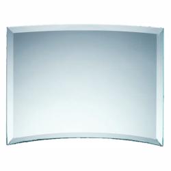 Jade Glass Crescent, 3/16" Beveled Jade Glass, 10" wide x 7" tall x .188" deep