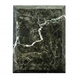 Jade Green Marble Plaque, 7" wide x 9" tall x .875" deep