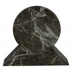 Jade Green Marble Disk Award, 6" wide x 5" tall x 2" deep