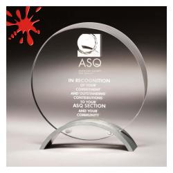 Investment Arch Circle award, 8" High
