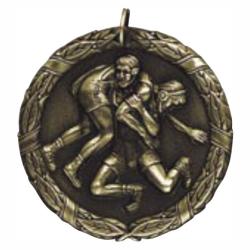 Wrestling Medal, 2"