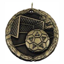 Soccer (goal & Ball) Medal, 2"