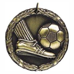 Soccer (kicking Ball) Medal, 2"