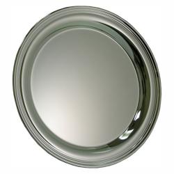 Simon Design Plain Tray, tauton silver plated tray, 12" DIA