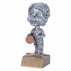 Basketball Bobble Head (male) award, 6" High