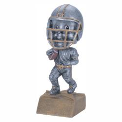 Football Bobble Head (male) award, 6" High