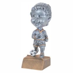 Soccer Bobble Head (female) award, 6" High