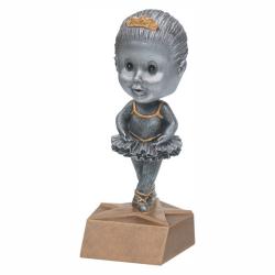 Dance Bobble Head (female) award, 6" High