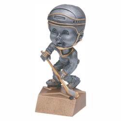 Hockey Bobble Head (male) award, 6" High