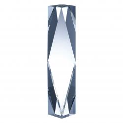 Crystal Presidential Award, optical Crystal, 3" wide x 12" tall x 3" deep