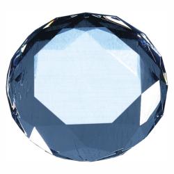 Crystal Octagon Paperweight, 3/4" Thick Optical Crystal, 2.75" wide x .75" tall x 2.75" deep
