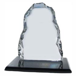 Iceberg with Base, 8" wide x 6.875" tall x 6" deep