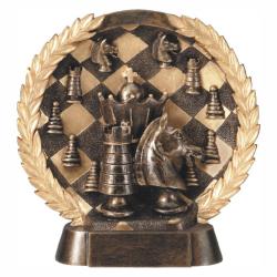Chess Wreath Resin, 7.5" High