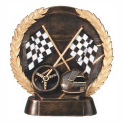 Racing Wreath Resin, 7.5" High