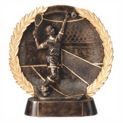 Tennis (male) Wreath Resin, 7.5" High