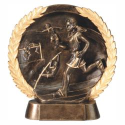 Track (female) Wreath Resin, 7.5" High