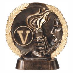 Victory Wreath Resin, 7.5" High