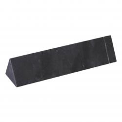 Black Marble Triangle Name Block award, 8" wide x 2" tall x 2" deep