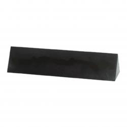 Black Marble Triangle Name Plate, 10" wide x 2.5" tall x 2.5" deep