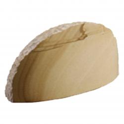Teak Marble Chisel Etched Paperweight, 4.25" wide x 2.25" tall x 2.5" deep