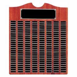 Walnut Perpetual Plaque, 3/4" thick hand rubbed walnut, 20" wide x 30" tall