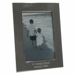 Silverplated Photo Frame, Holds 8 x 10 picture.