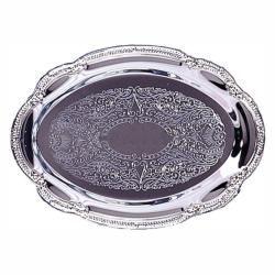 CHROME PLATED OVAL TRAY