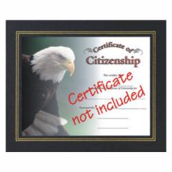 Leatherette Frame, holds 11 x 8.5 certificate, 13" X 10.75"