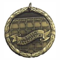 PERFECT ATTENDANCE MEDAL