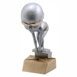 Swimmer Bobble Head (male) award, 6" High