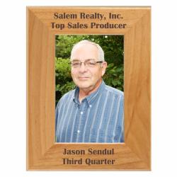 Red Alder Frame, Holds 8 x 10 picture