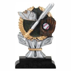 Baseball Resin Impact, 6" High