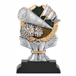 Cheerleader Resin Impact, 6" High