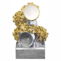 Cheerleading Trophy Sports Bank, 6.5" High