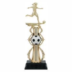 Soccer (female) Riser Trophy, 13" High