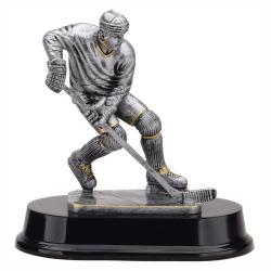 Ice Hockey (male) Resin Trophy, 6" High