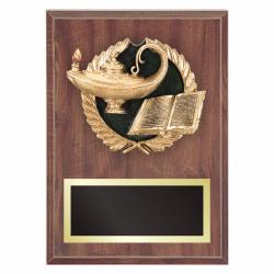 Knowledge Plaque with Resin Relief, 7" wide X 9" wide