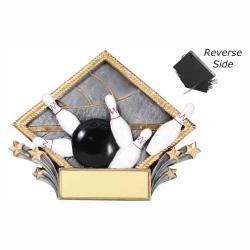 Bowling Resin Diamond Plate, 7.5" wide x 6" tall
