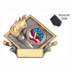 Victory Resin Diamond Plate, 7.5" wide x 6" tall
