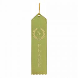 7th Place 2" x 8" Ribbon, 2" wide x 8" tall