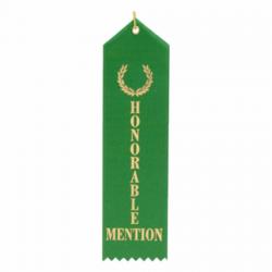 Honorable Mention 2" x 8" Ribbon, 2" wide x 8" tall