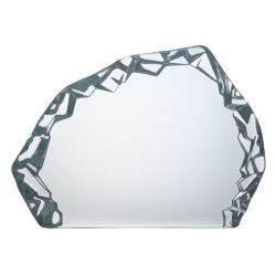 Optic Crystal Iceberg award, 7" wide x 5" tall x 1" deep