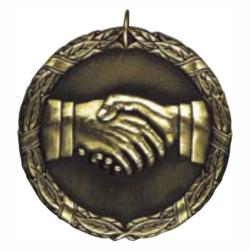 Hand Shake Medal, 2"
