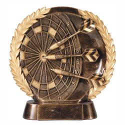 Darts Wreath Resin, 7.5" High