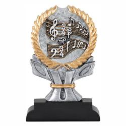 Music Resin Impact, 6" High