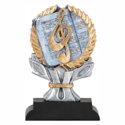 Music Resin Impact, 6" High
