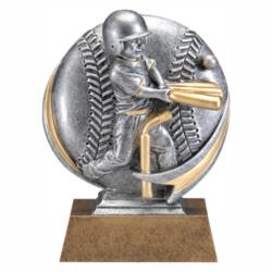Mx 3D T-ball (male) Resin Award, 5" High